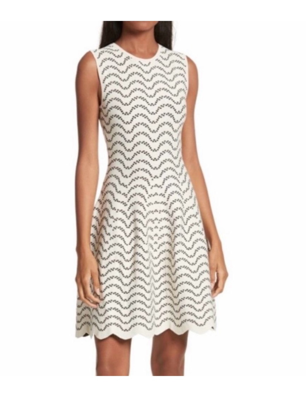 Ted Baker Bryena Jacquard Fit & Flare Dress